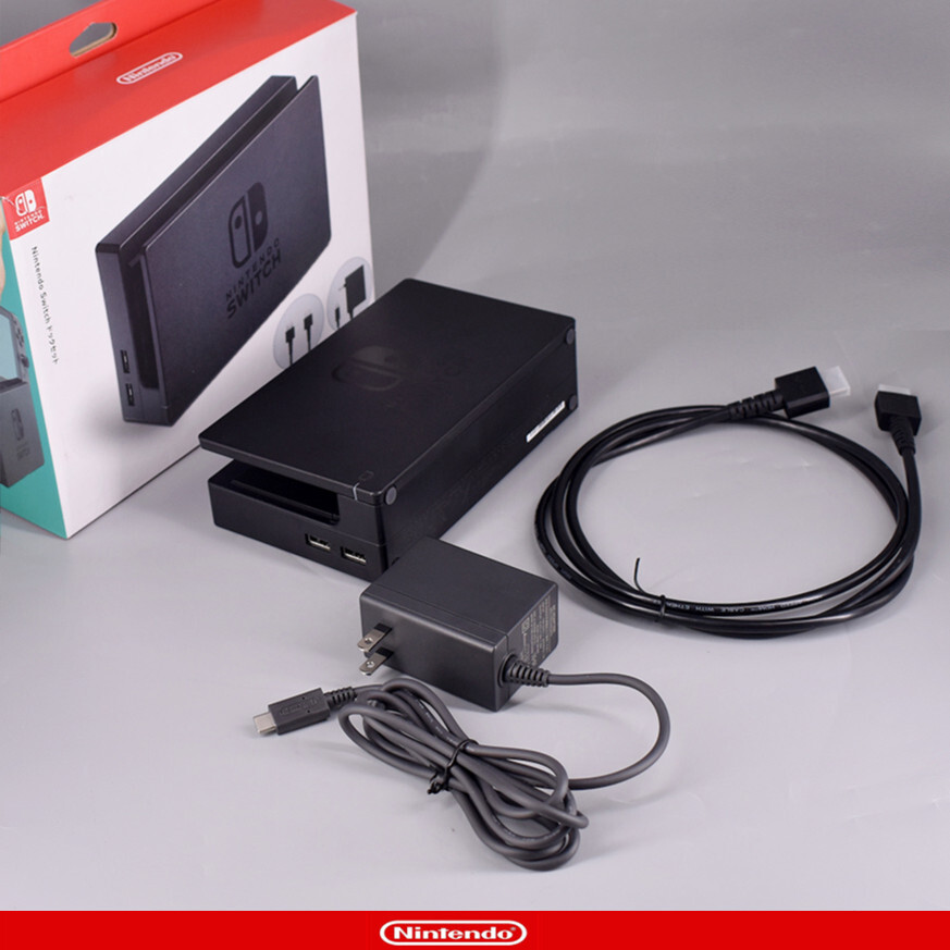 Original Nintendo Switch Charging Dock & AC Adapter Power Cable & HDMI CABLE Set