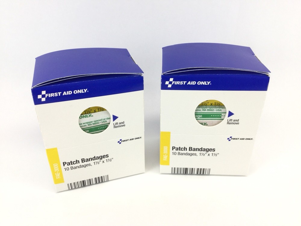 (X20) First Aid Only Patch Bandages, SmartCompliance 20 Refills(FAOFAE3000)