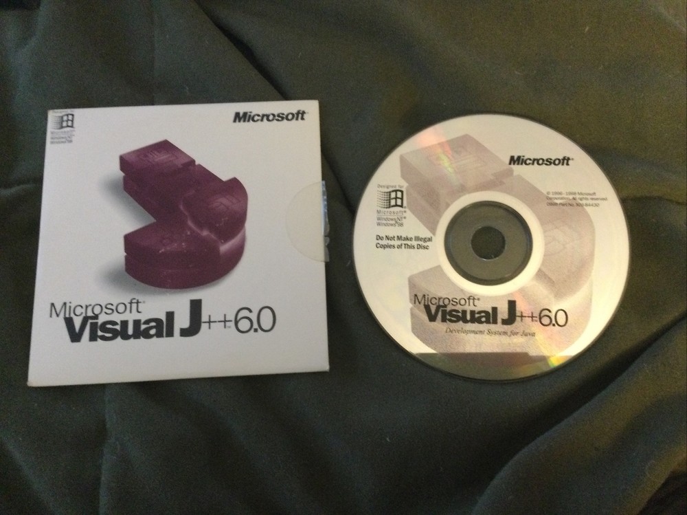 Microsoft Visual J++6.0 X03-87200 Or X03-84431