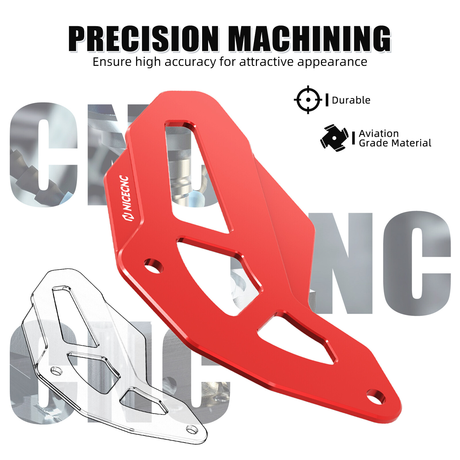 Case Saver Sprocket Cover Chain Guide Guard For Honda TRX450R TRX450ER 2006-2014