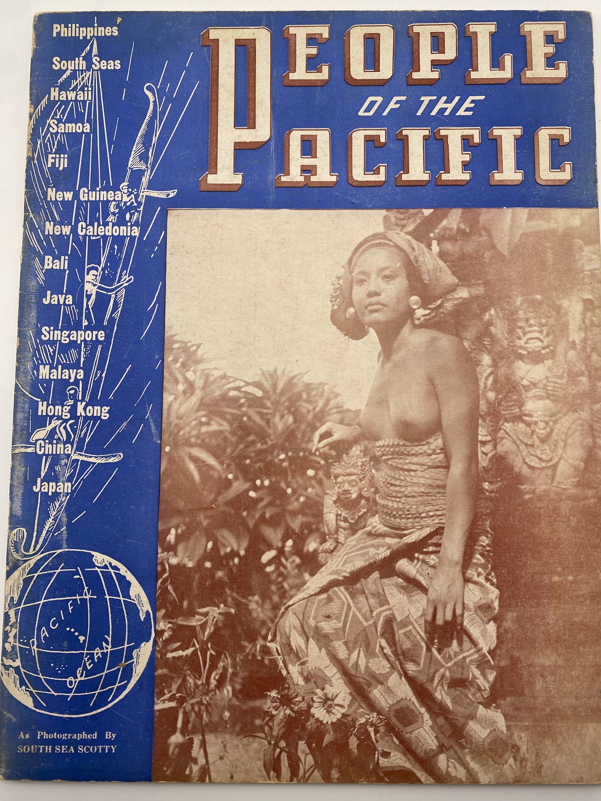 1943 People of the Pacific Book South Sea Scotty WWII Era Ethnographic