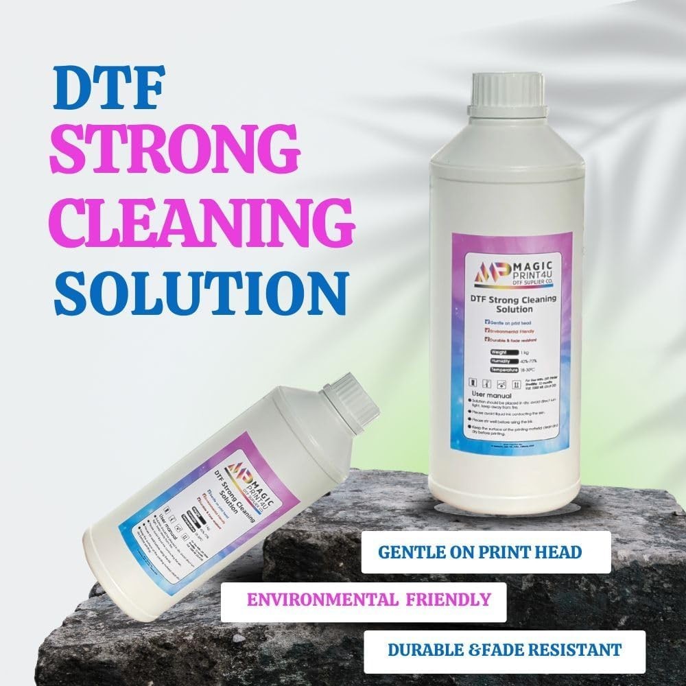 Heavy-Duty 1000ml DTF Cleaning Solution – Restore Printhead Functionality Safely
