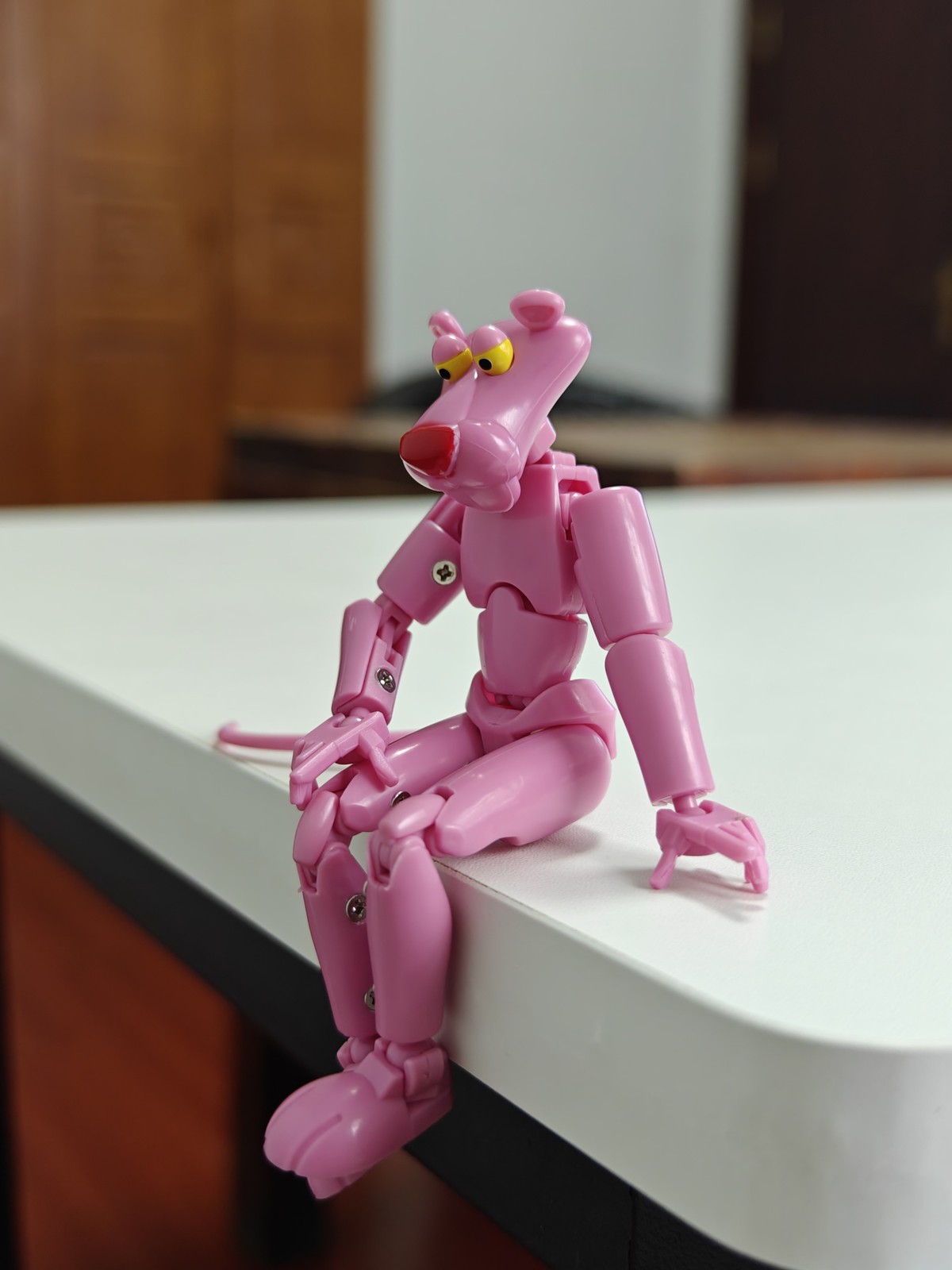 FJ Pink Panther Model Toys Action Figure Collection Hobby Children's Gift