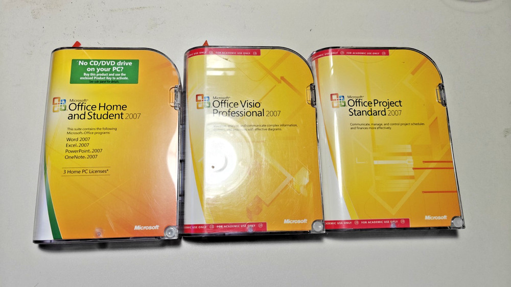 Microsoft Office Home and Student 2007 with Project and Visio 2007