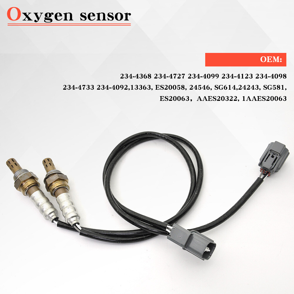 2PCS Sensor Oxygen O2 Front Sensor Rear & For 2001-2005 Honda 1.7L Civic