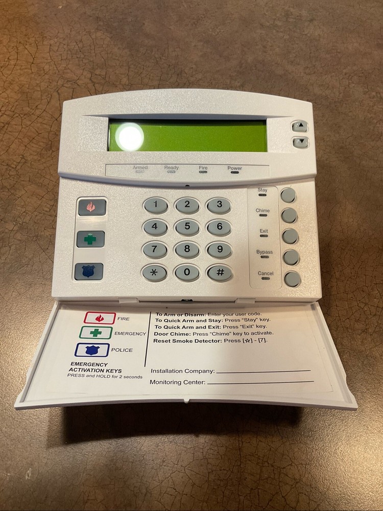 Interlogix GE Security NetworX NX-148ERF LCD Keypad with Wireless Receiver
