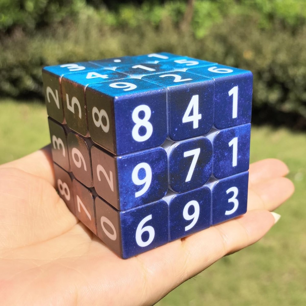 3x3 Speed Cube, Mathematical Pi Magic Cube UV Printing Educational Puzzles Br...