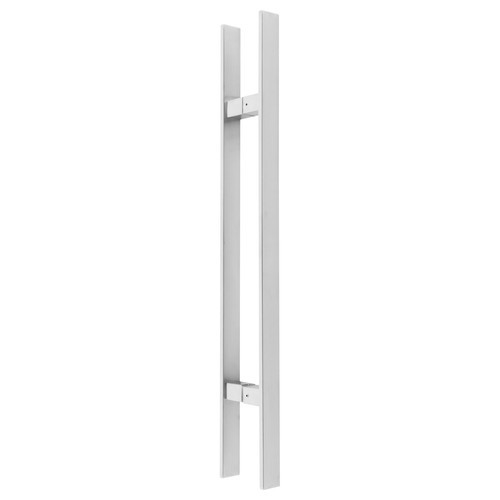 NEWStainless Steel Double Sided Push Pull Door Handle, H-shaped Door Pull Handle