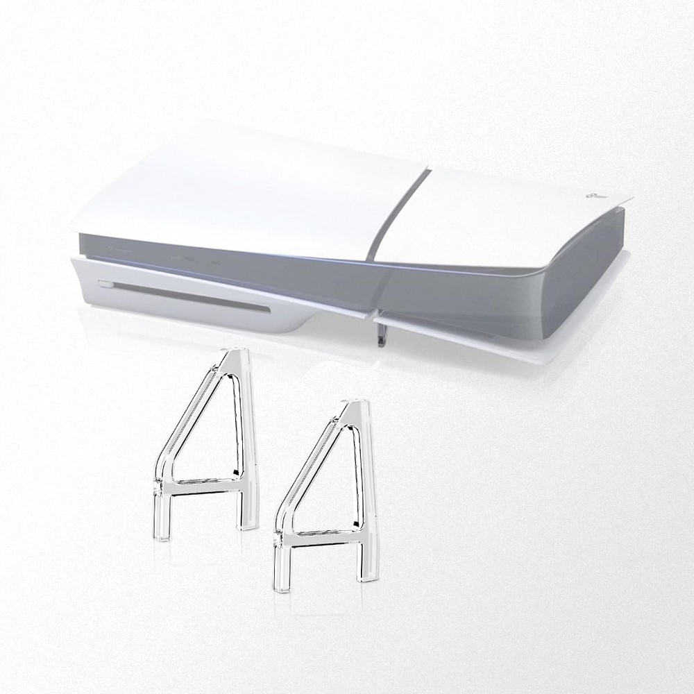 PS5 Slim Horizontal Stand Cooling Feet Console Bracket Holder Disc