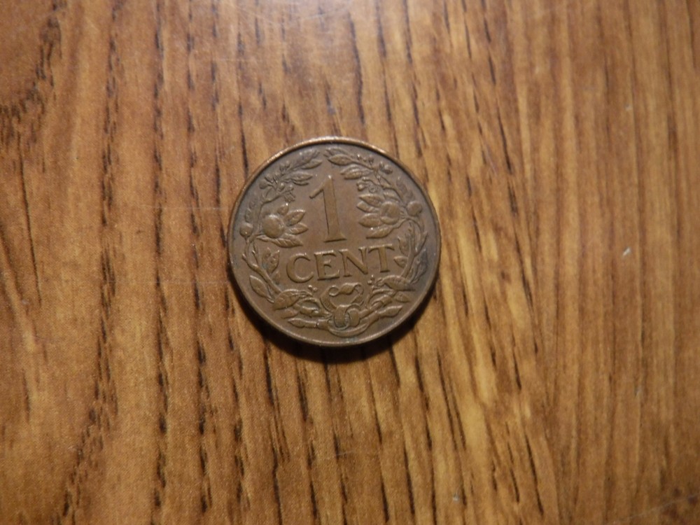 NETHERLANDS 1 CENT 1942 COIN (504)