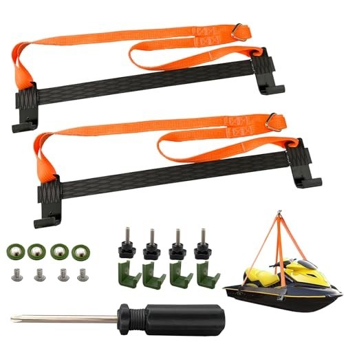 2800lbs Watercraft Lift Sling - Polyester Lifting Straps for PWC & Jet Ski 43
