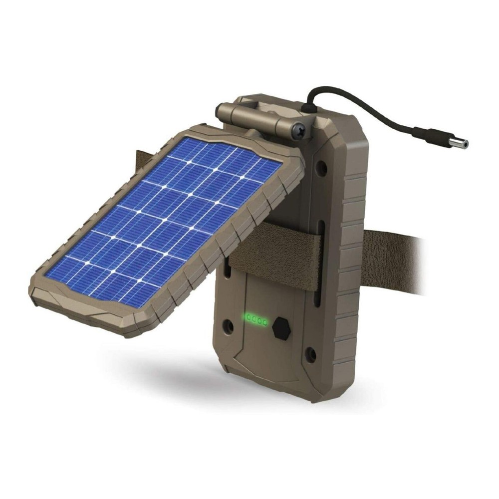 Stealth Cam Lithium Solar Power Panel 4 Pack with Card Reader