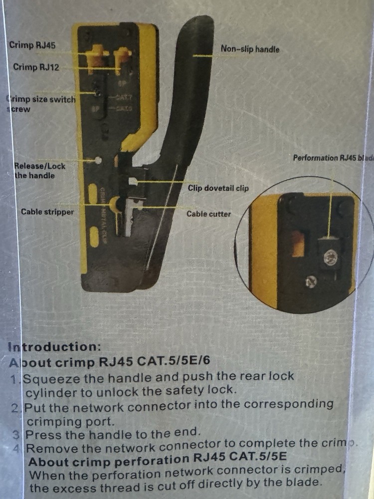 HSNRM All-In-One Modular Plug Crimper -CHA