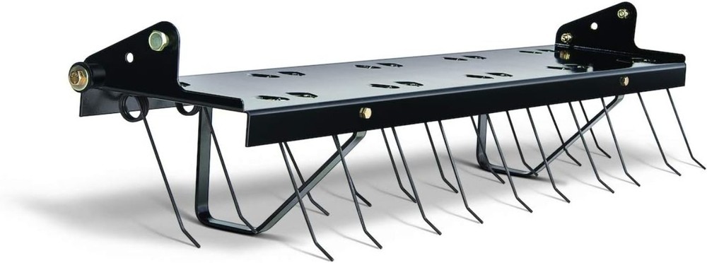 Space-Saving 40-Inch SmartLink Lawn Dethatcher - Lightweight & Effective