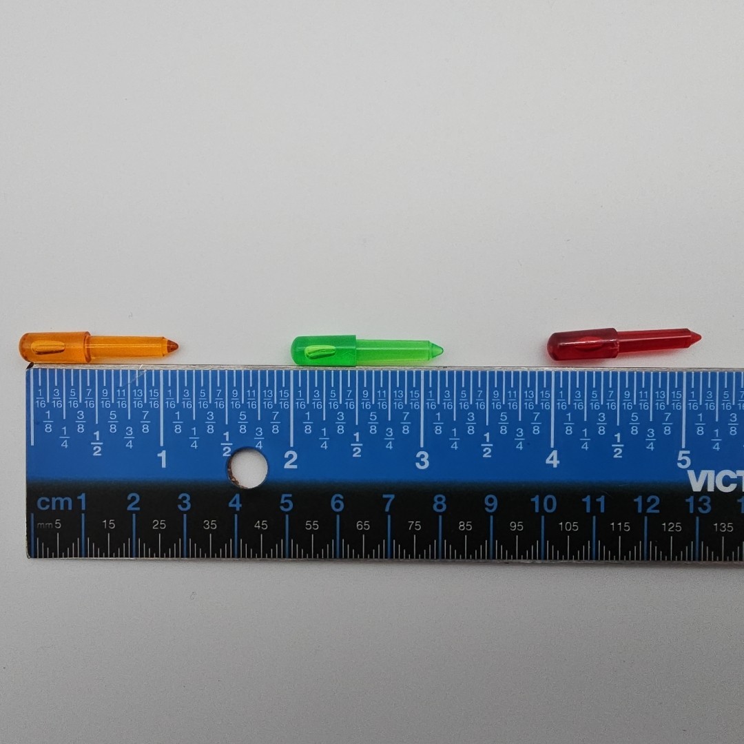 VTG Lite-Brite Pegs with 2 Storage Boxes Mixed Colors 1-1/8” Size Over 180 Pegs