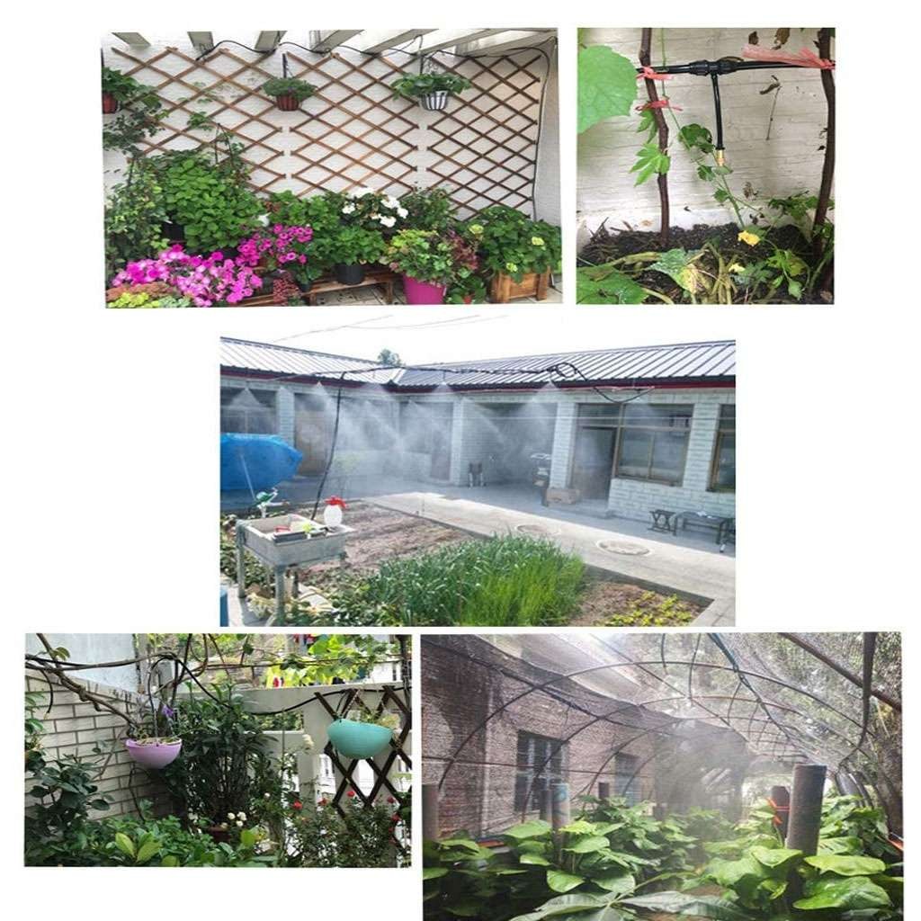 5/10/20PCS Adjustable Misting Nozzles Spray Sprinkler Set for Garden