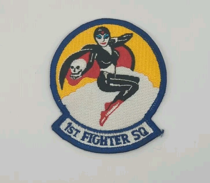1st  FIGHTER  SQUADRON Sew On Patch 3.5" X 3"