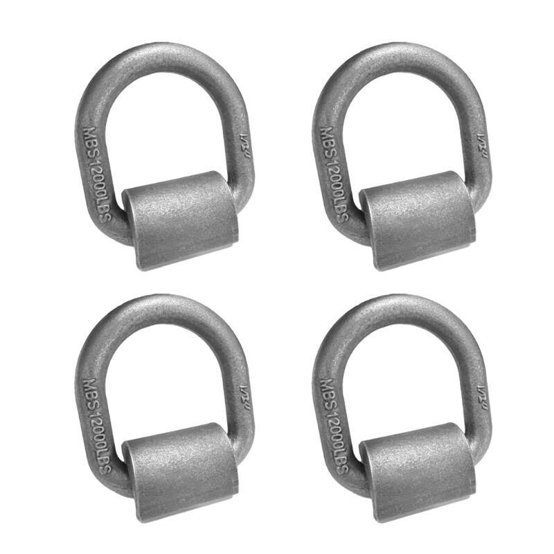 D Shape Pull Hook Tie Down Anchors Cargo Tie Down for Truck Trailer