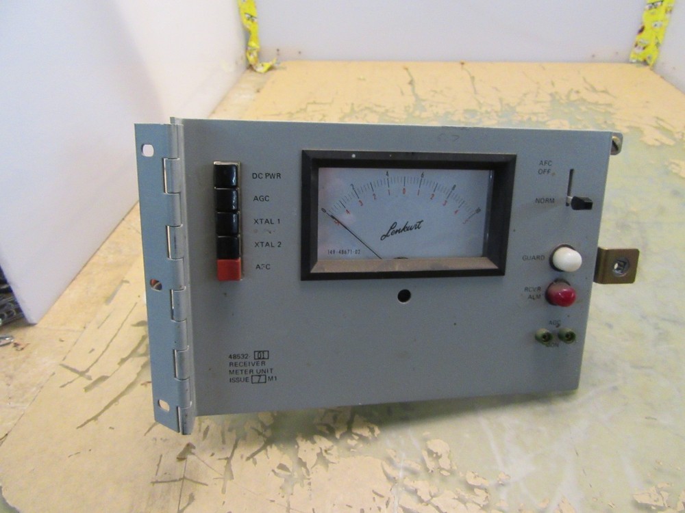 vintage lenkurt 48532-01 receiver meter unit issue 7 m1 [3*D-25]