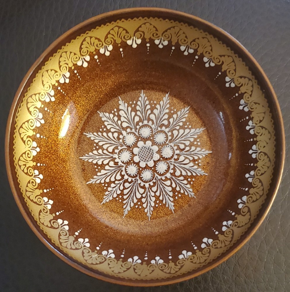Steinbock Email Handmade In Austria 3" Trinket Dish