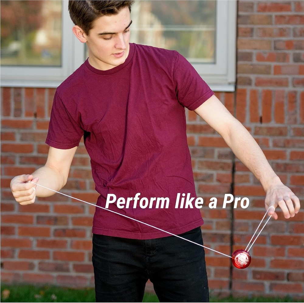 Responsive Fireball YoYo with Extra Strings - Ideal for Pro-Level Performances