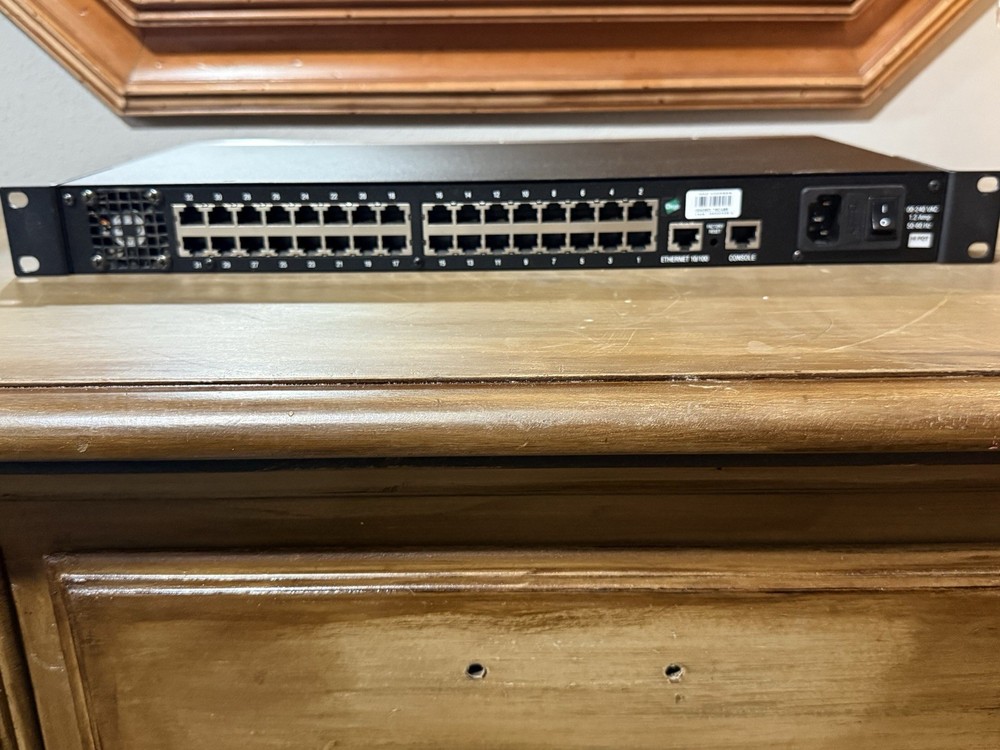 Digi CM 32 Connectware 32-Port Terminal Server Console –Tested And Powered On