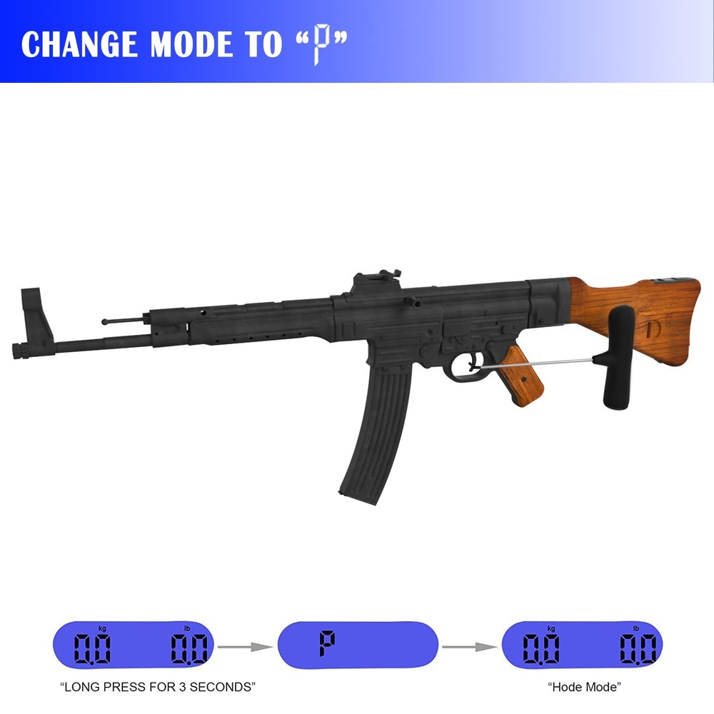 Aoderda Professional Digital Trigger Pull Scale Gauge Measurement with "kg, I...