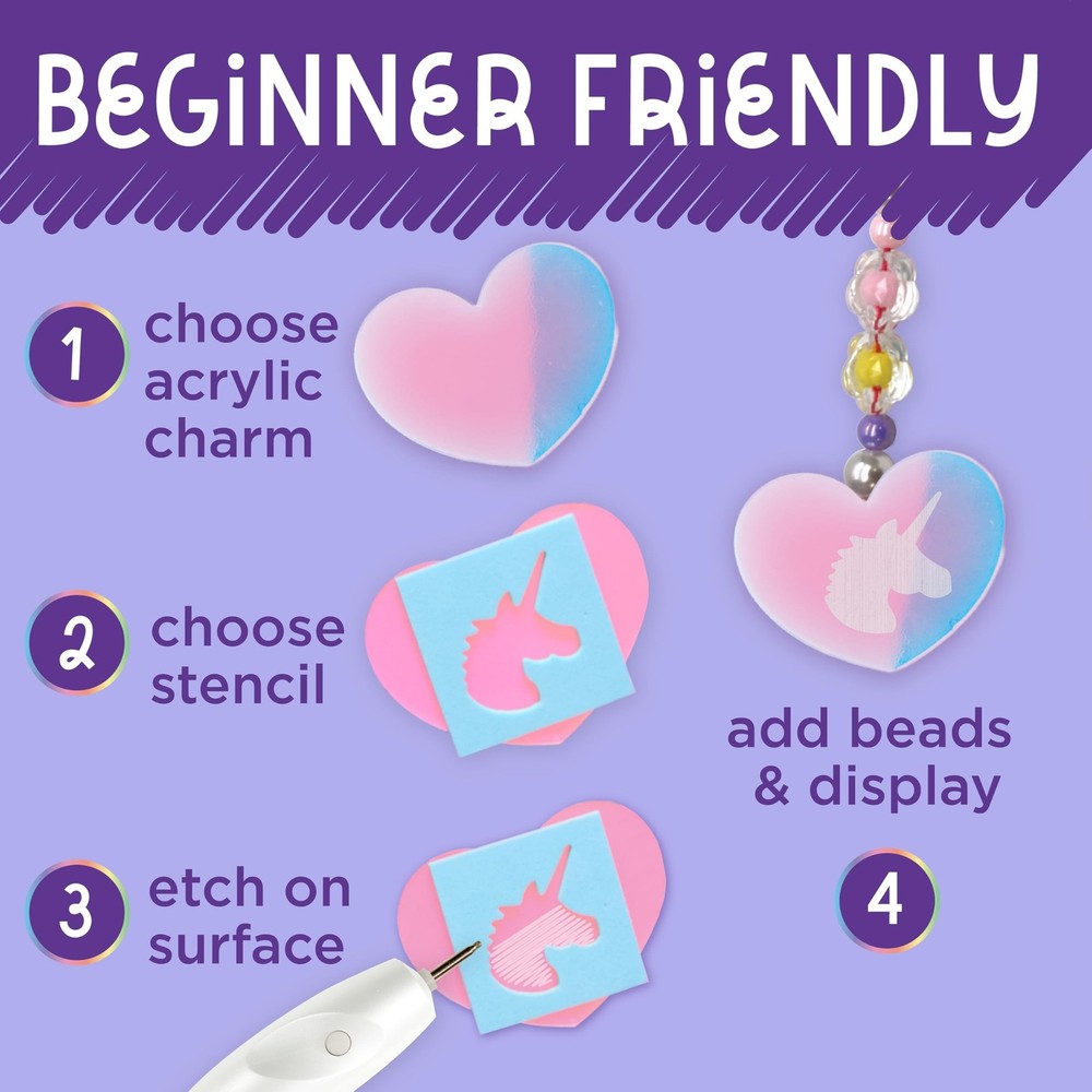 Creativity for Kids Etch-It Personalized Accessories Kit with Etching Tool | ...