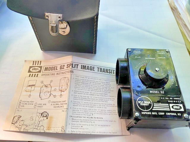 Hoppy Split Image Transit Model G2 Carying Case + Original Instructions -Vintage