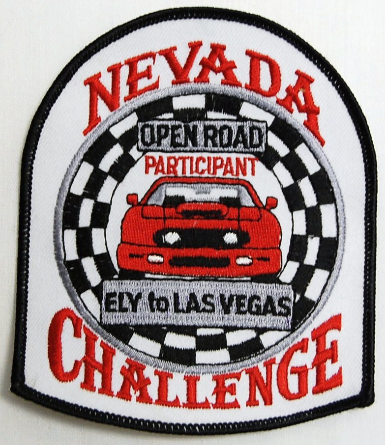 NEVADA OPEN ROAD CHALLENGE Race Ely to Las Vegas Participant Jacket Patch