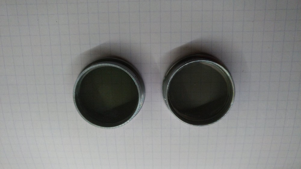Polarizer for microscope set of 2 pcs