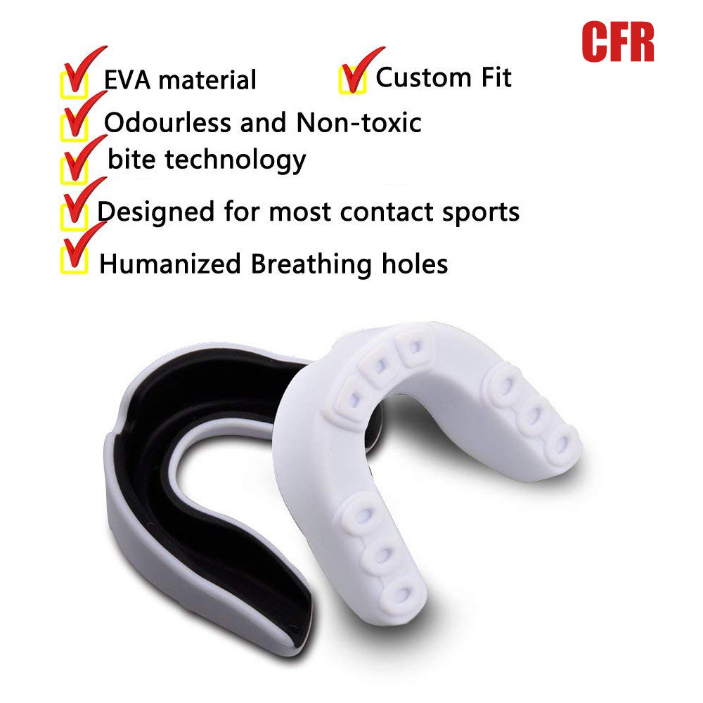 New Gel Gum Shield Case Mouth Guard Boxing MMA Junior Adult Rugby Mouthpiece HG