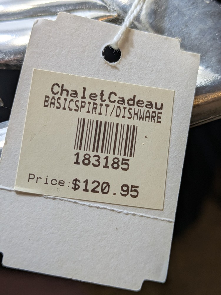 Basic Spirit Pewter Handle Cutting Board NEW