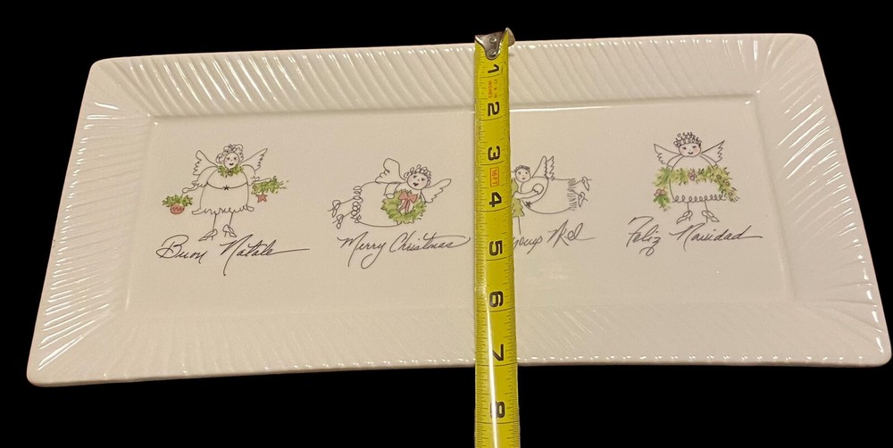 Foreside Merry Christmas Serving Tray Platter