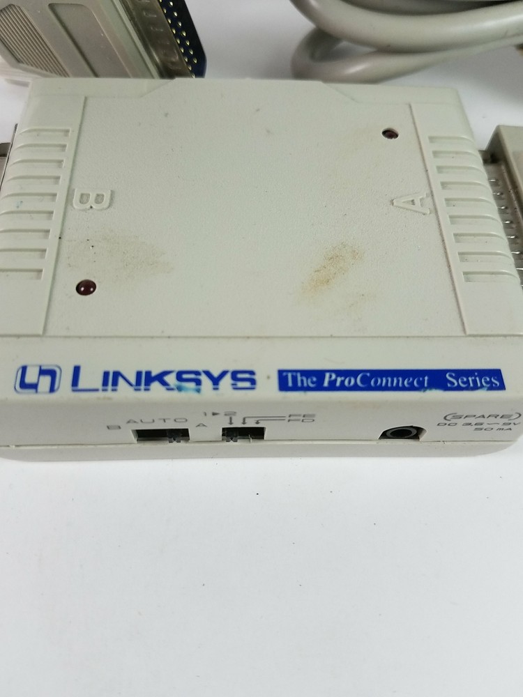 Linksys Model PASB221 2-To1 Bi-Directional Compact Auto Switch PASB221 PASB221