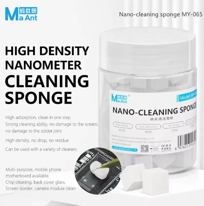 MaAnt MY-065 Nano Cleaning Sponge High Density For Cleaning Mobile Phone PCB