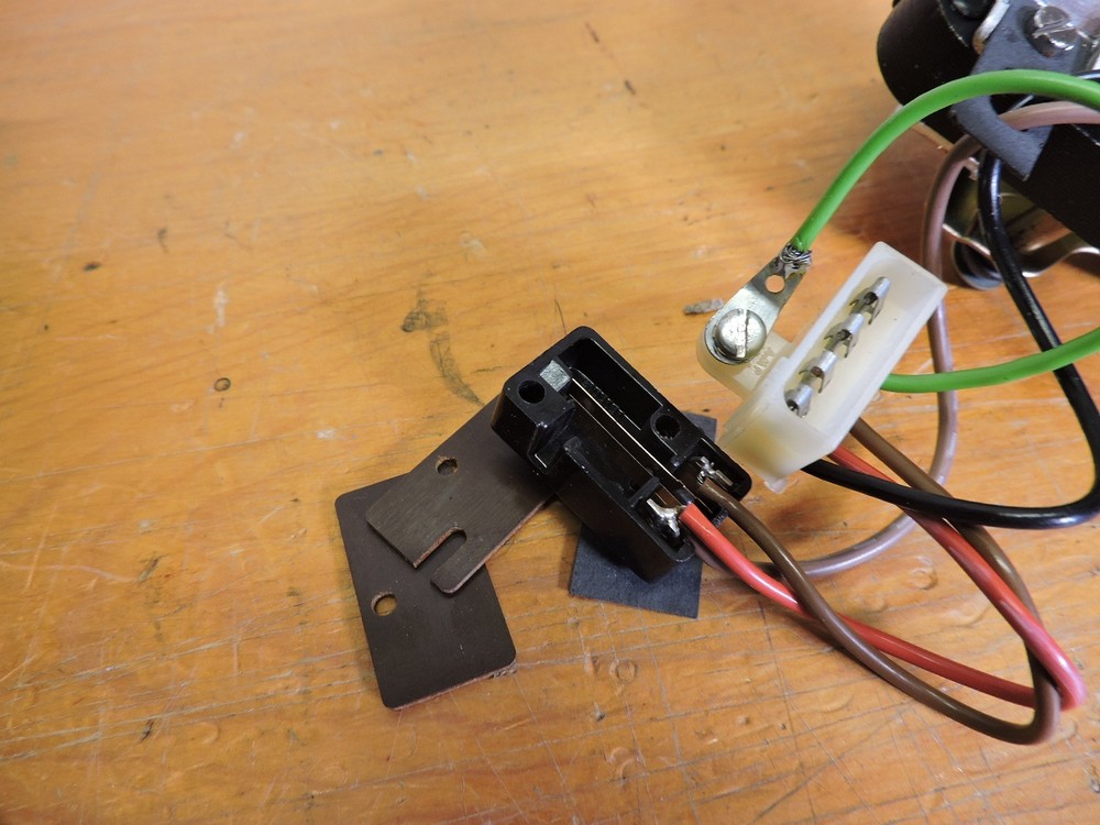 BSR Turntable Part - Main drive motor and switch