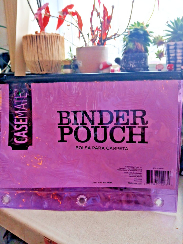 Casemate Binder Pouch Purple Binder