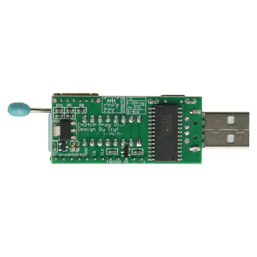 CH341A USB Programmer V1.7 Level Conversion 1.8V 2.5V 3.3V 5V Chip Reader Writer
