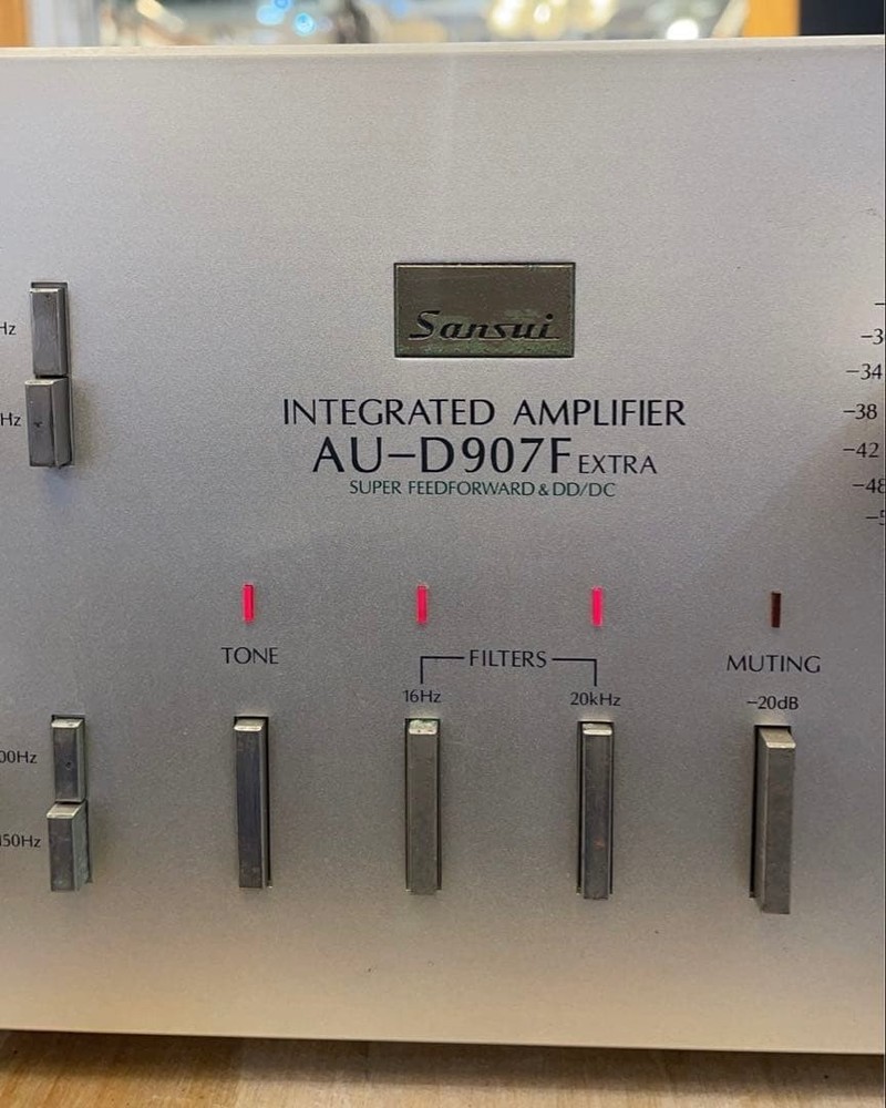 Sansui Au-D907F Integrated Amplifier Working Confirmed