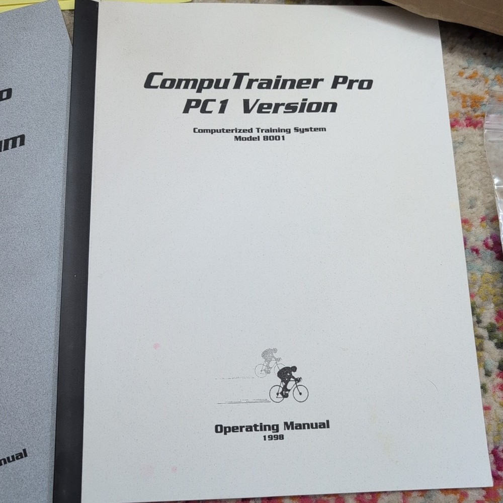 RacerMate CompuTrainer Pc1 Version, 8001/2 Software, 3D, Spinscan Etc