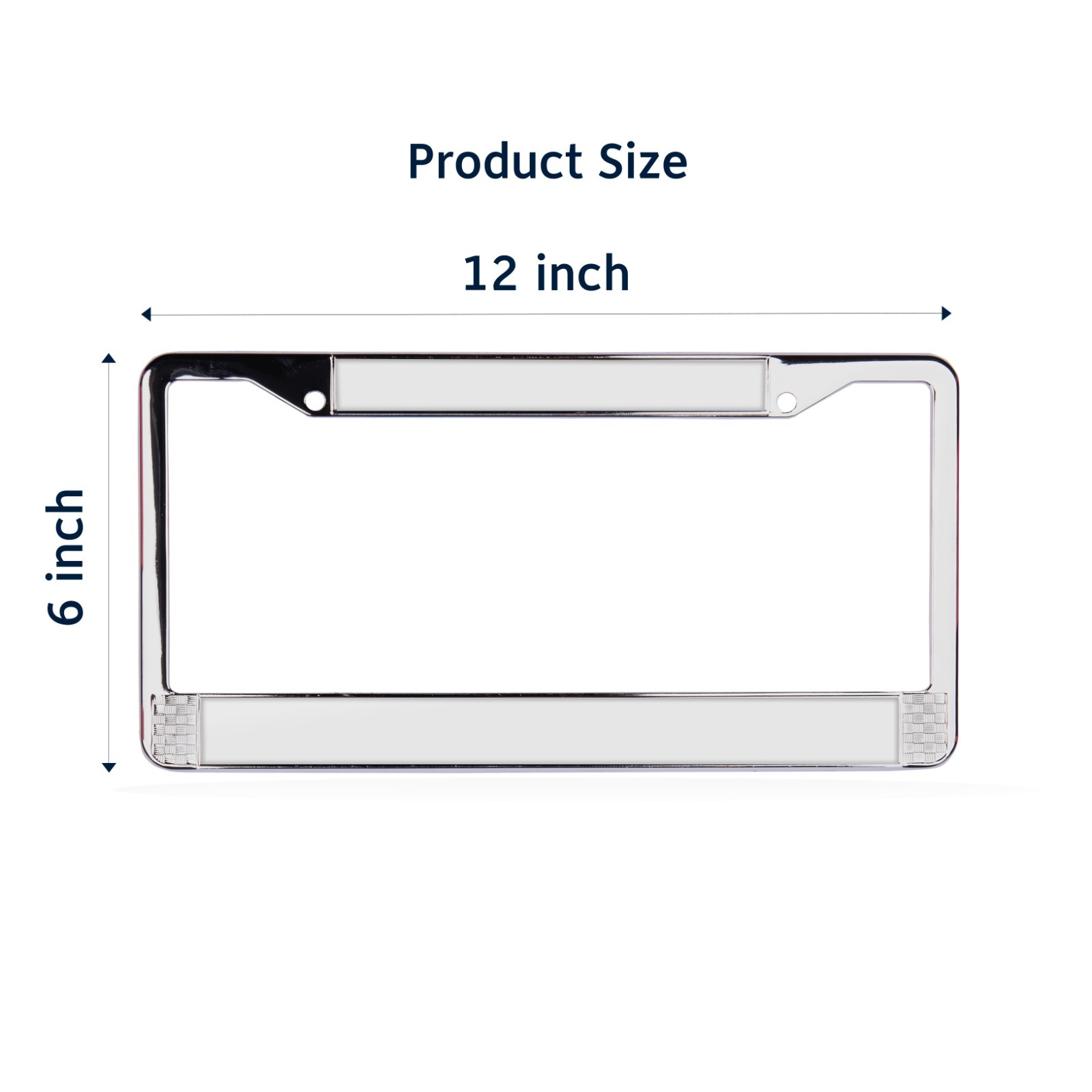 LA Dodgers Back to Back 24-25 World Series Champions 3D Chrome License Plate