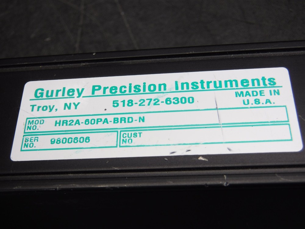 Gurley Precision HR2A-60PA-BRD-N High Resolution Interpolator & Encoder 8325 R10