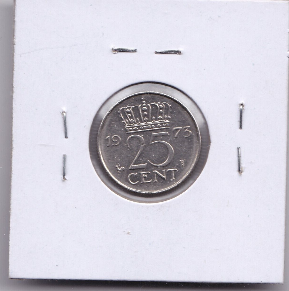 1973 Netherland 25 Cent