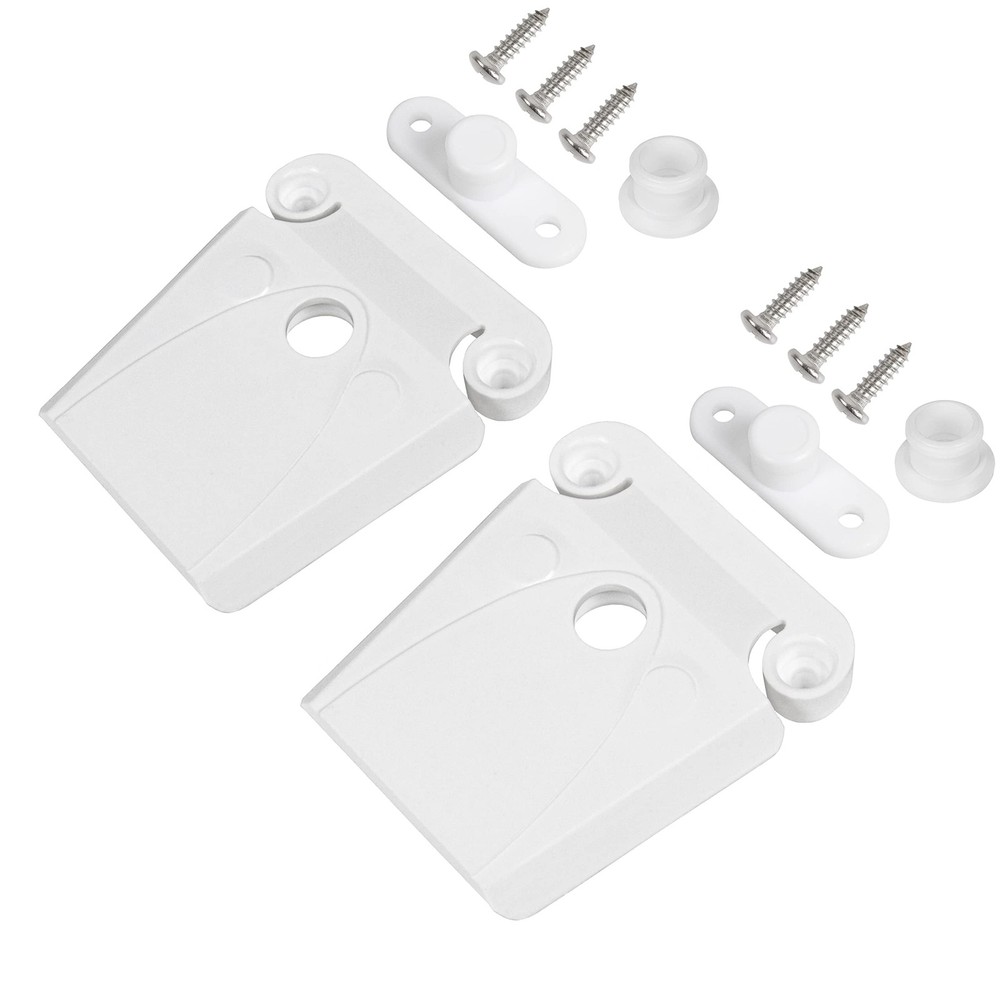 Cooler Latch Replacement Kit, Plastic Cooler Latches with 2 Winged Posts & 2 Sin
