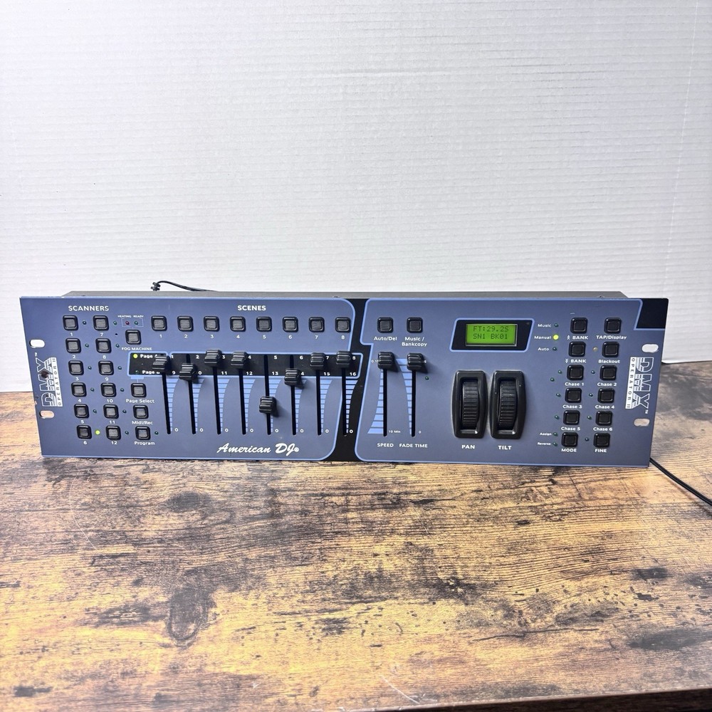 American DJ DMX Operator II Light Controller W/ Power Cord Good Condition