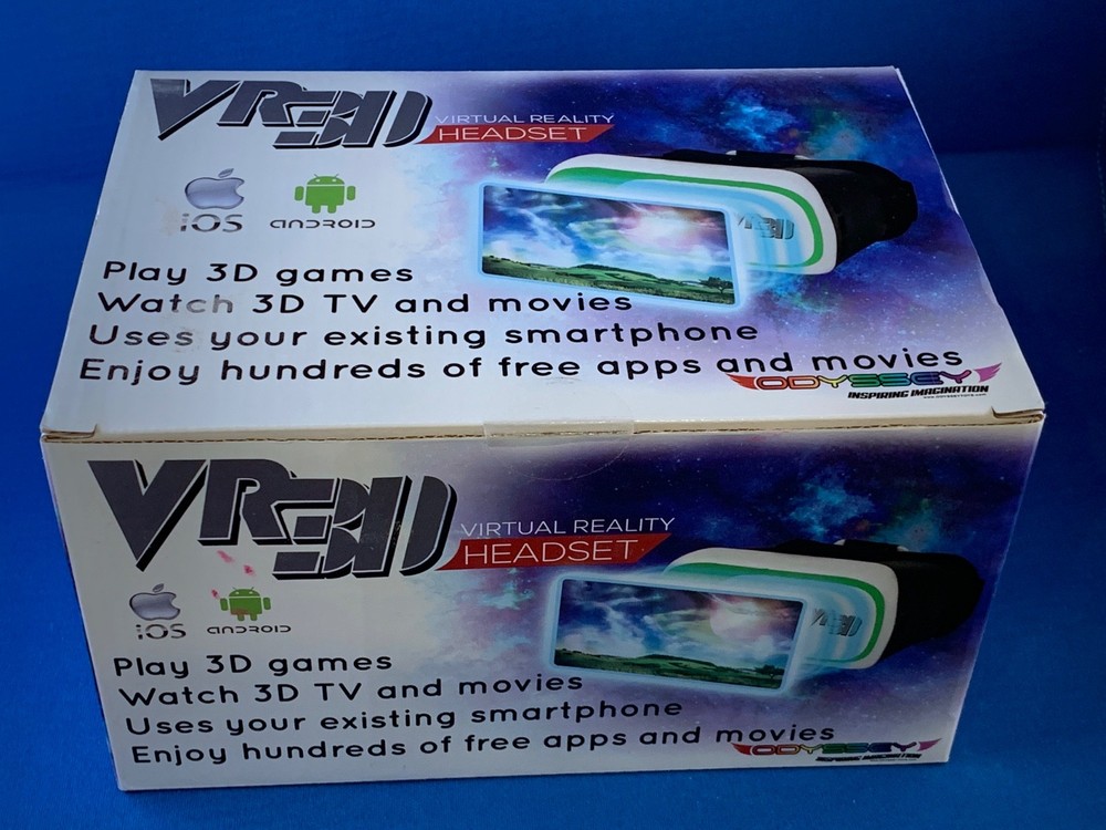 FACTORY SEALED Odyssey VR3D Headset Virtual Reality iPhone Android Smartphone A+