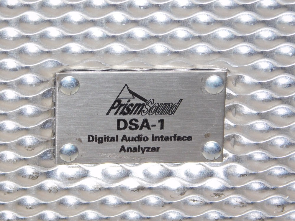 PrismSound DSA-1 Digital Audio Interface AES/EBU Signal Analyzer Generator UK