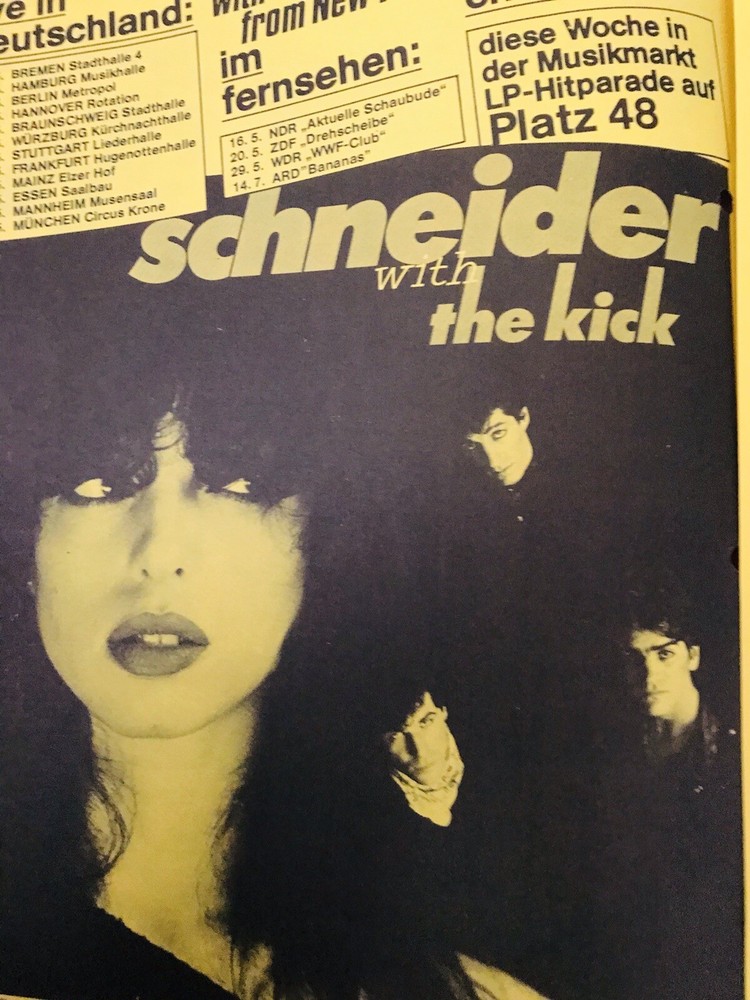 VAN HALEN 1981 Original FAIR WARNING Germany Warner Bros Co. Import Press