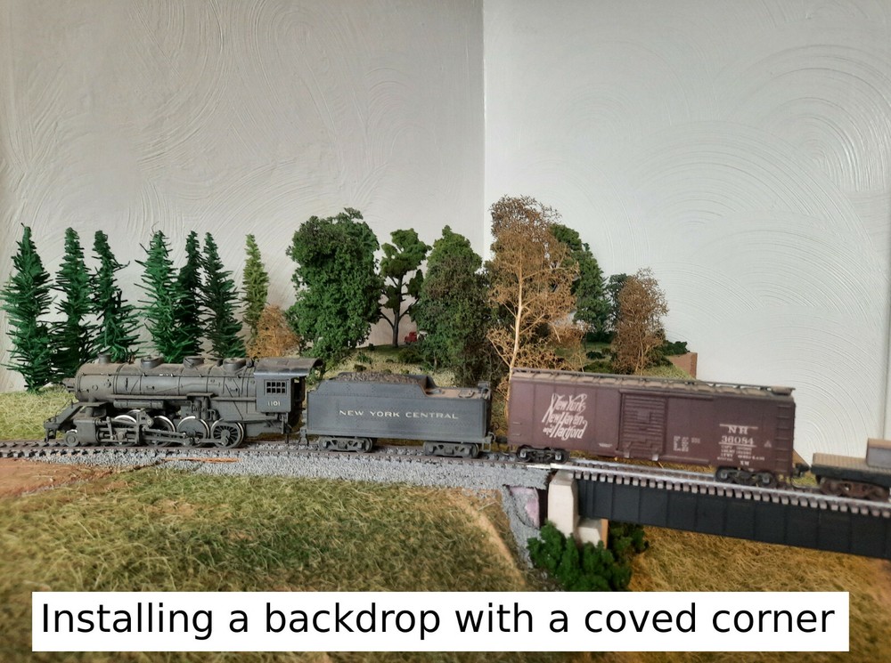 TRACKSIDE BACKDROP #450B Commercial fronts HO Scale